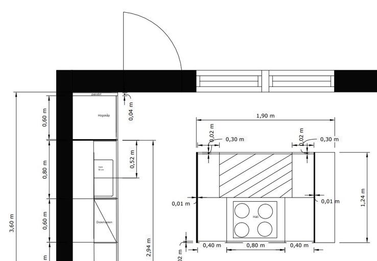 Planritning 2D - skalenlig efter kundens önskemål